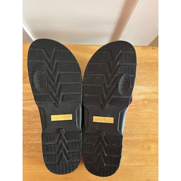 Vionic Wyatt Men’s Red Thong Sandals Size 11 Orthopedic Comfort Arch Support main image 5